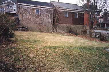 This is the backyard the day we bought the house. A clean slate to create our vision.